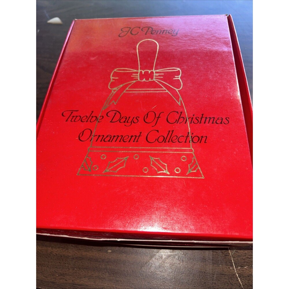 JC Penney 12 Twelve Days of Christmas Bell Ornament Collection Complete